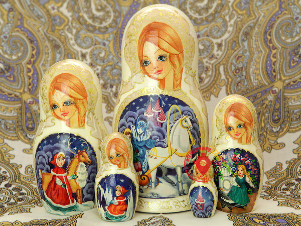 Матрешка "Золотая Русь", арт. 560